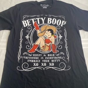 NWOT Betty Boop with Cowgirl Attitude Short Sleeve T-Shirt Medium